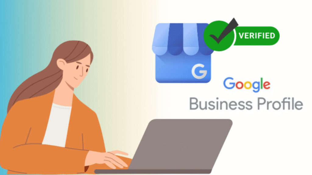 Doctor verifying Google Business Profile to manage online presence in Rhode Island